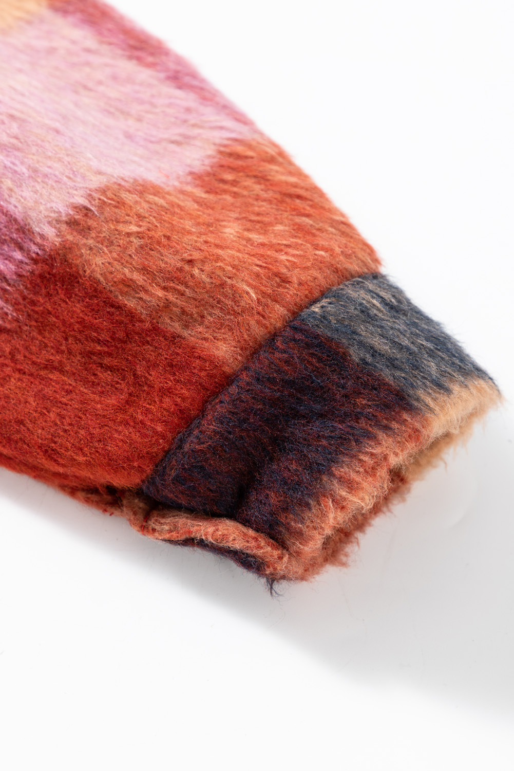 Orange Plaid Print Flap Pockets Buttoned Casual Plus Size Jacket - Image 7