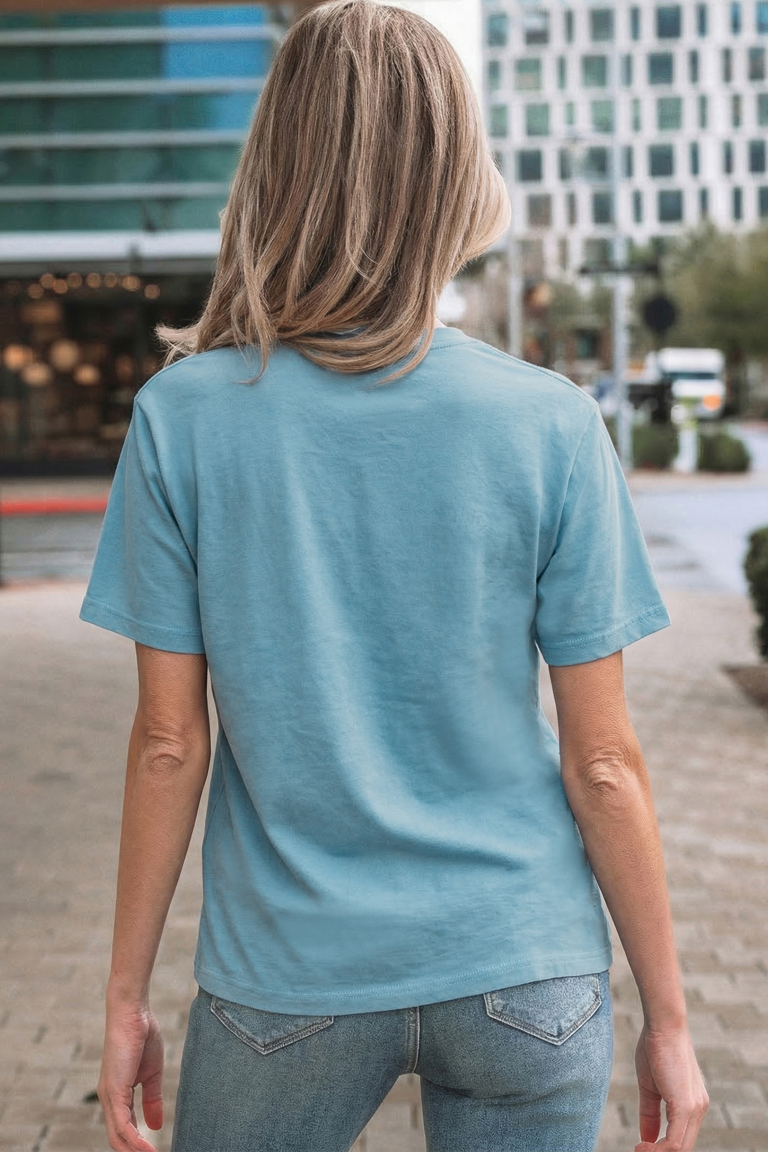 Stone Blue Camo GAME DAY Graphic T Shirt - Image 2