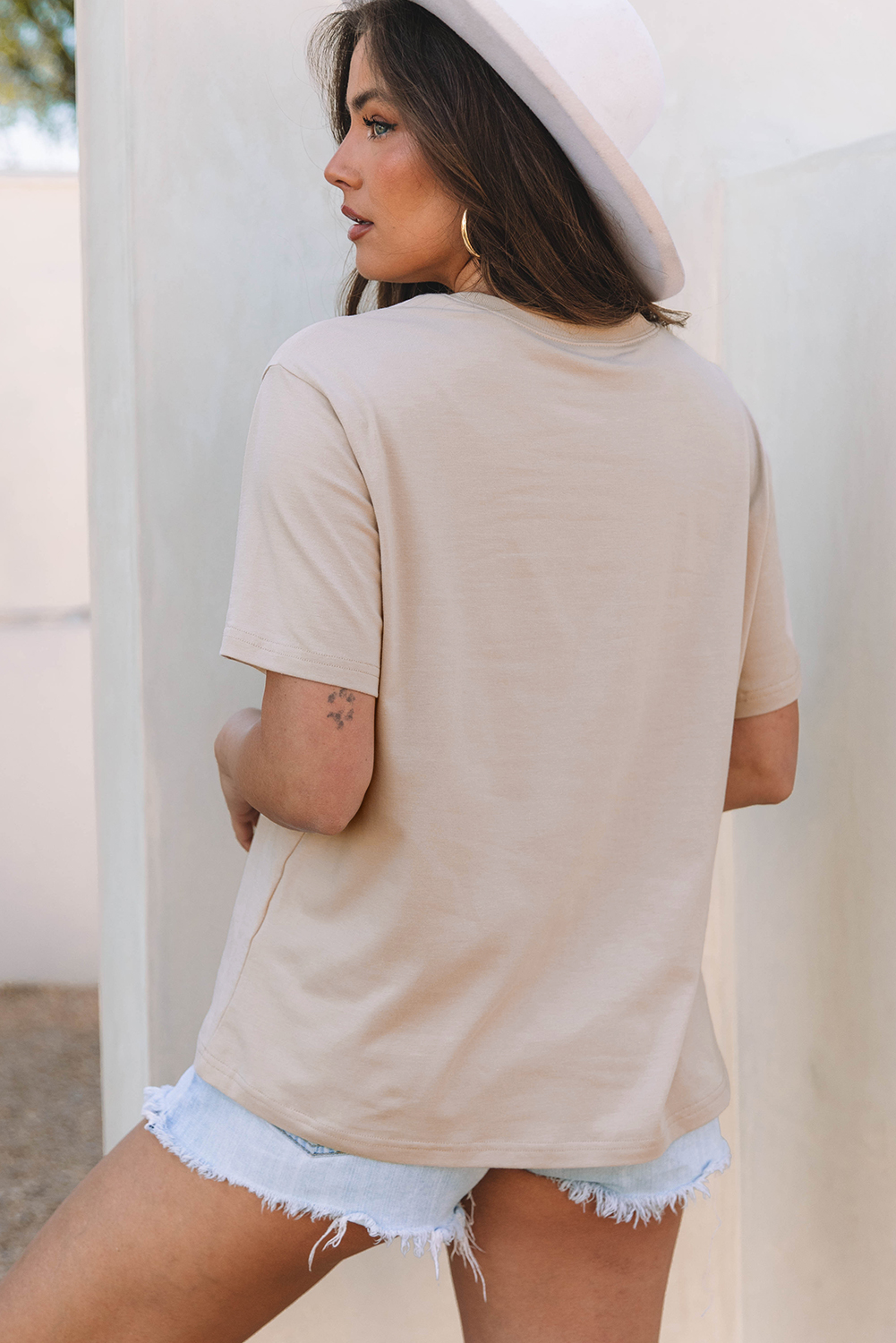 Jet Stream Checkered Baseball Graphic Tee - Image 2