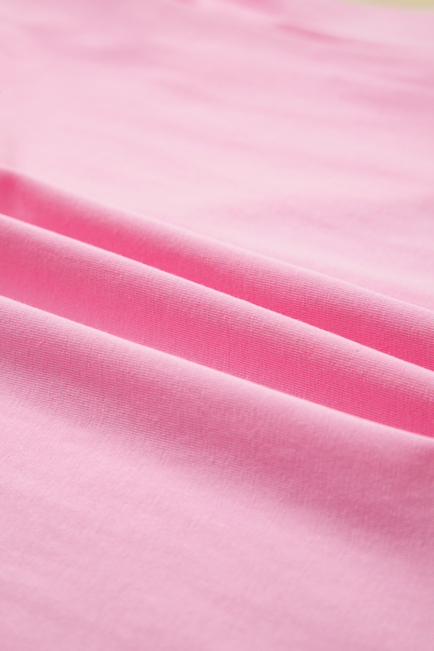 Pink Eyelash Floral Lace Patchwork Half Sleeve Oversize Tee - Image 7