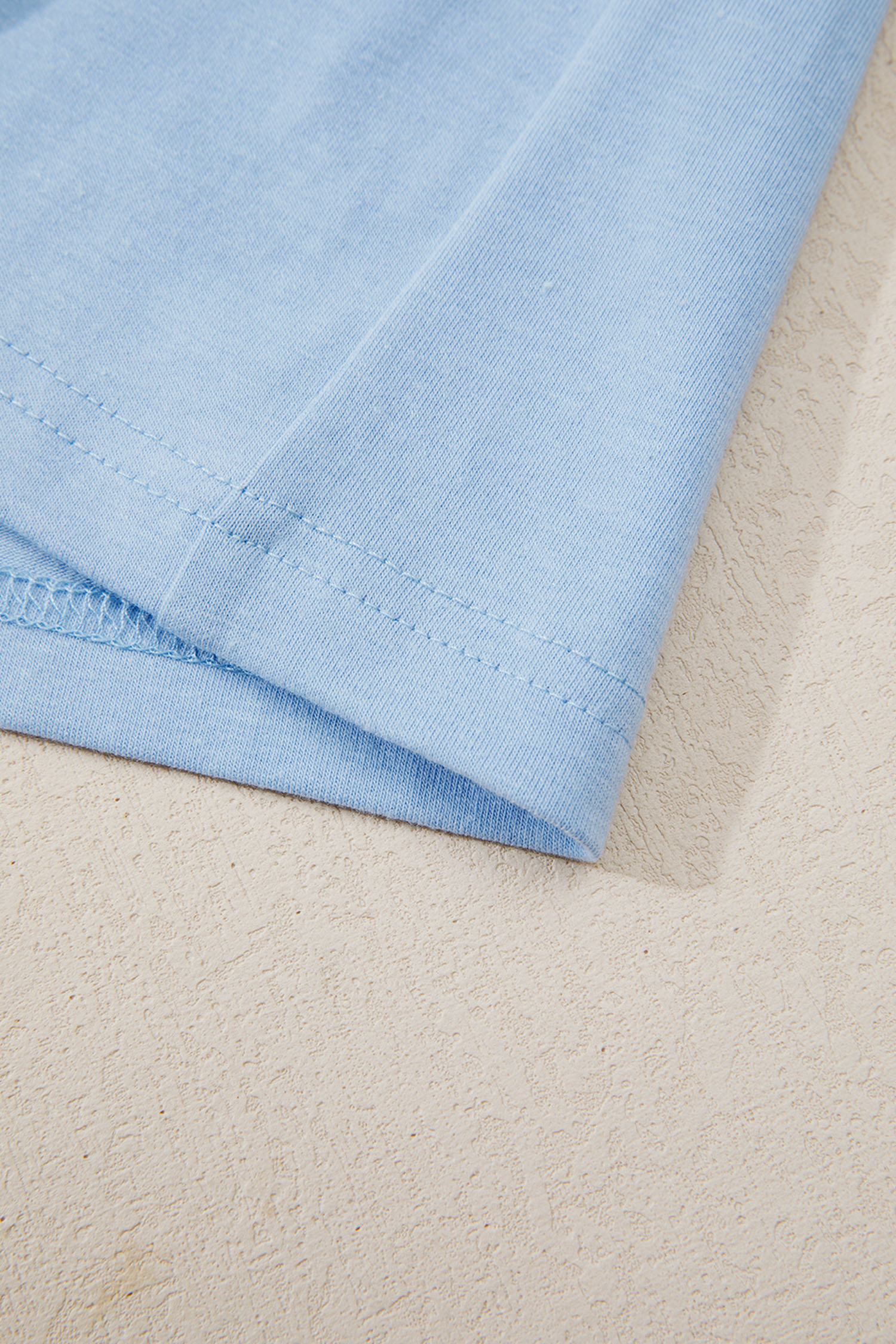 Beau Blue Plus Size Solid Color Bow Tie Peplum Tank Top - Image 7