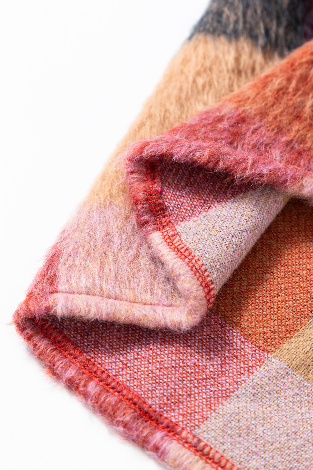 Orange Plaid Print Flap Pockets Buttoned Casual Plus Size Jacket - Image 8