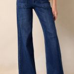 Dirty blue Daily Fashion Straight Leg Mid-rise Shift Jeans