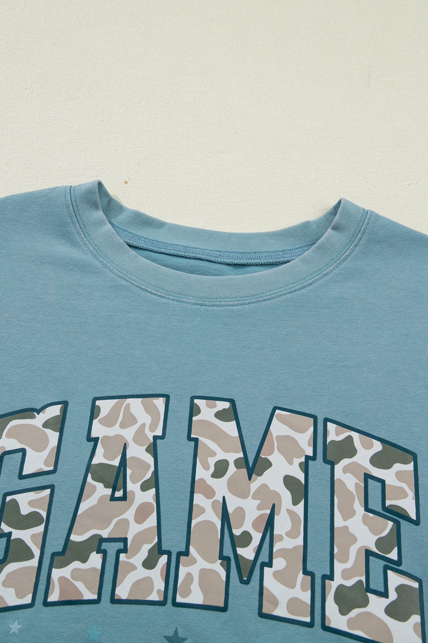 Stone Blue Camo GAME DAY Graphic T Shirt - Image 7