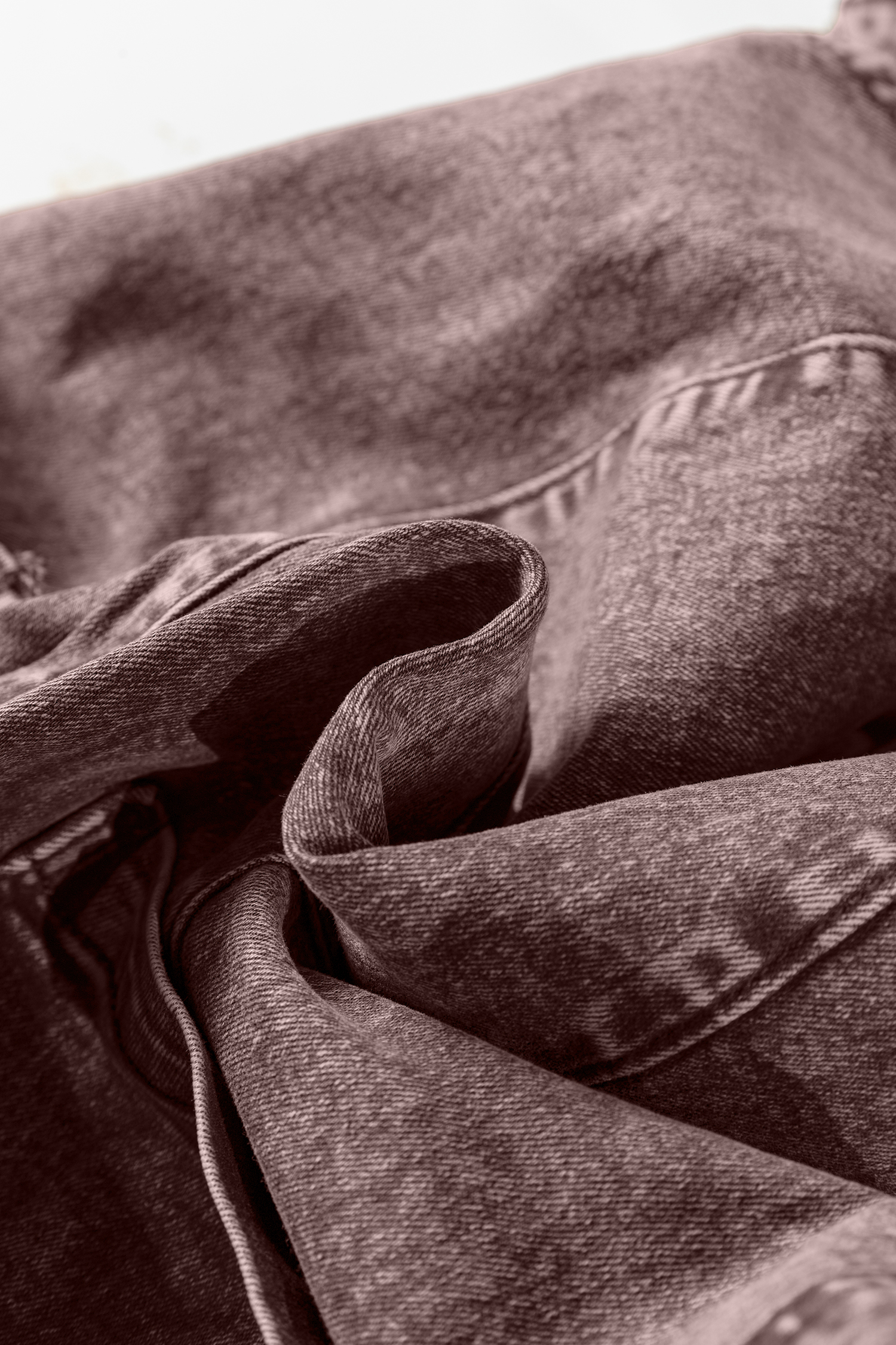 Goat Vintage Washed Denim V Neck Suspender Mini Dress - Image 8