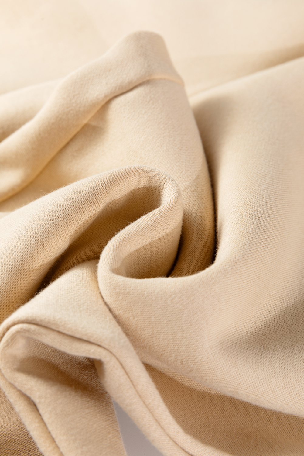 Oatmeal Fleece Lined Leopard Drawstring Elastic Waist Solid Pants - Image 6