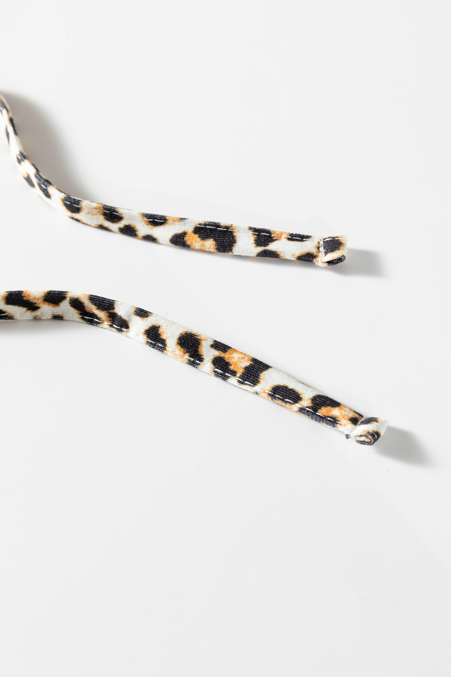 Black Leopard Contrast Drawstring Hood Drop Shoulder Loose Top - Image 6