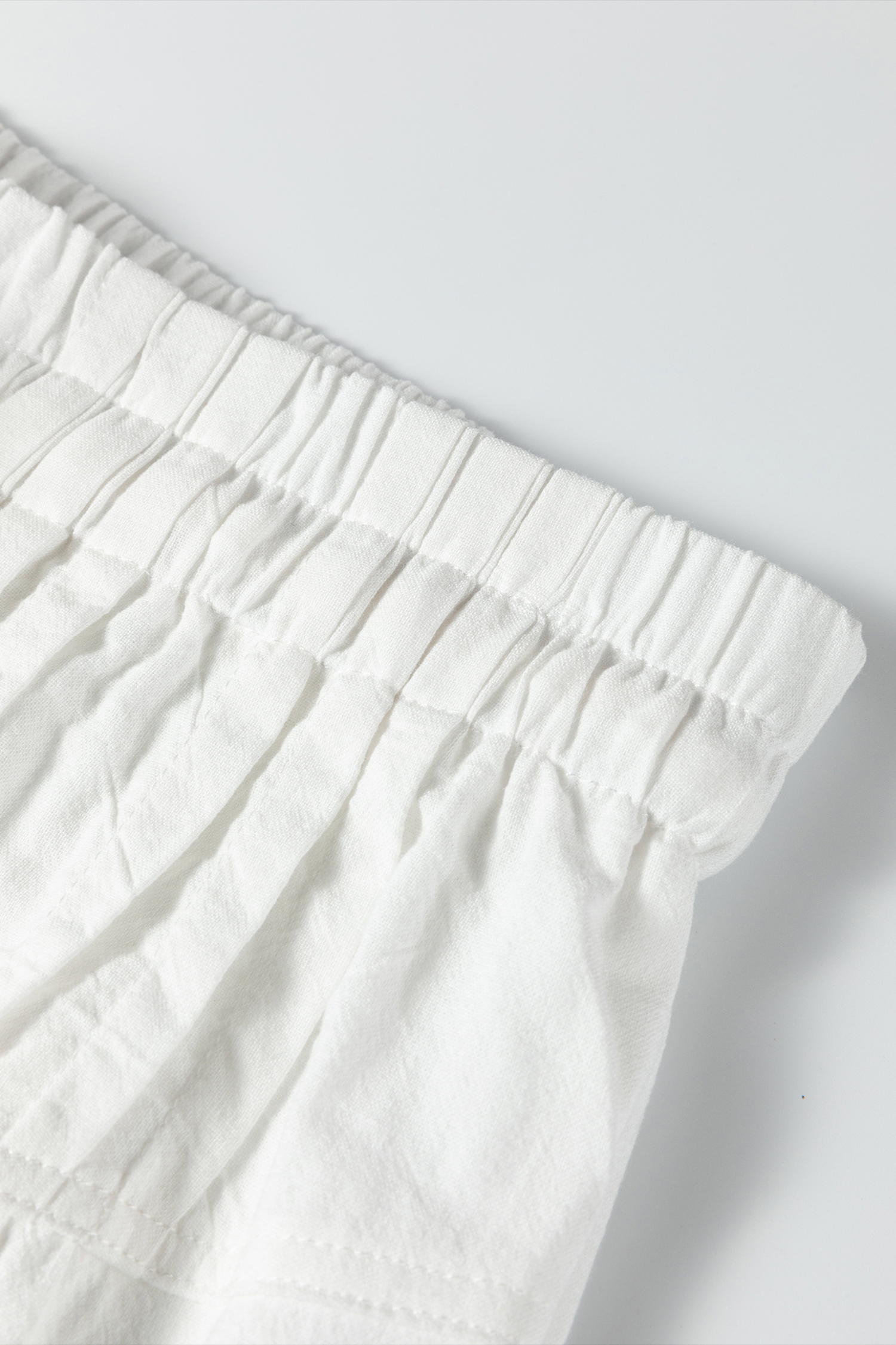 Jet Stream Drawstring Elastic Waist Button Pleated Detail Wide Leg Pants - Image 7